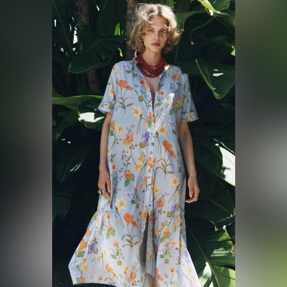 Floral Print Maxi Dress